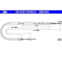 ATE 24.3727-0183.2 Bremsseil