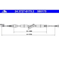ATE 24.3727-0175.2 Bremsseil