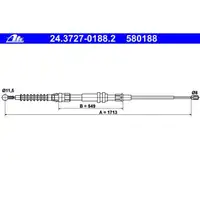 ATE 24.3727-0188.2 Bremsseil