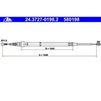 ATE 24.3727-0198.2 Bremsseil