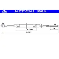 ATE 24.3727-0214.2 Bremsseil