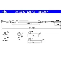 ATE 24.3727-0247.2 Bremsseil