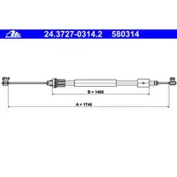 ATE 24.3727-0314.2 Bremsseil