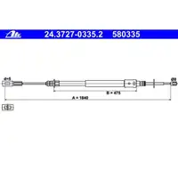 ATE 24.3727-0335.2 Bremsseil