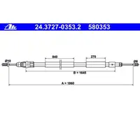 ATE 24.3727-0353.2 Bremsseil