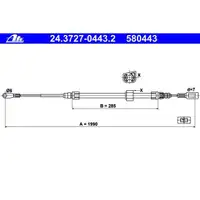ATE 24.3727-0443.2 Bremsseil