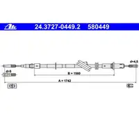 ATE 24.3727-0449.2 Bremsseil