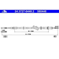 ATE 24.3727-0448.2 Bremsseil