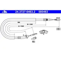 ATE 24.3727-0463.2 Bremsseil
