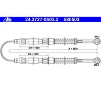 ATE 24.3727-0503.2 Bremsseil