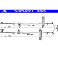 ATE 24.3727-0655.2 Bremsseil