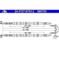 ATE 24.3727-0753.2 Bremsseil