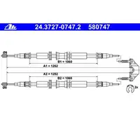 ATE 24.3727-0747.2 Bremsseil