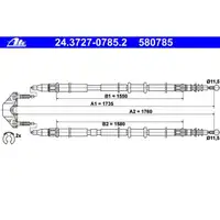 ATE 24.3727-0785.2 Bremsseil