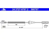 ATE 24.3727-0787.2 Bremsseil