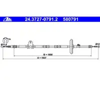 ATE 24.3727-0791.2 Bremsseil