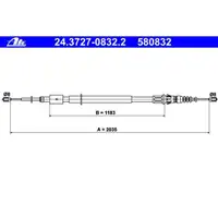 ATE 24.3727-0832.2 Bremsseil