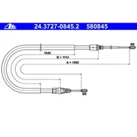 ATE 24.3727-0845.2 Bremsseil