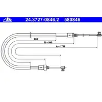 ATE 24.3727-0846.2 Bremsseil