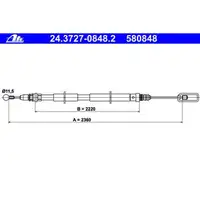 ATE 24.3727-0848.2 Bremsseil