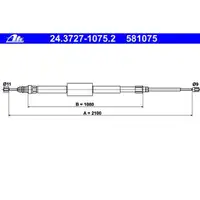 ATE 24.3727-1075.2 Bremsseil