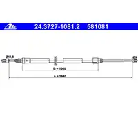 ATE 24.3727-1081.2 Bremsseil