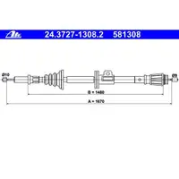 ATE 24.3727-1308.2 Bremsseil