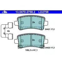 ATE 13.0470-2758.2 Ceramic Belagsatz