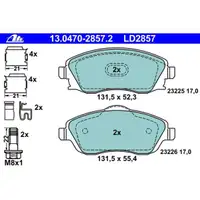 ATE 13.0470-2857.2 Ceramic Belagsatz
