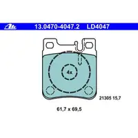 ATE 13.0470-4047.2 Ceramic Belagsatz