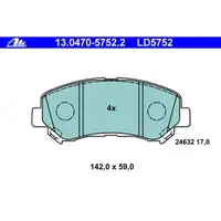 ATE 13.0470-5752.2 Ceramic Belagsatz