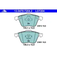 ATE 13.0470-7204.2 Ceramic Belagsatz