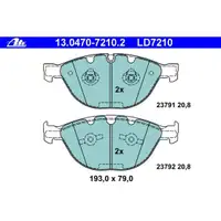 ATE 13.0470-7210.2 Ceramic Belagsatz