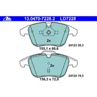ATE 13.0470-7228.2 Ceramic Belagsatz
