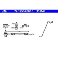 ATE 24.1253-0060.3 Bremsschlauch