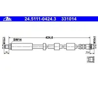 ATE 24.5111-0424.3 Bremsschlauch