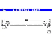 ATE 24.5112-0285.3 Bremsschlauch