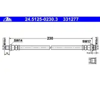 ATE 24.5125-0230.3 Bremsschlauch