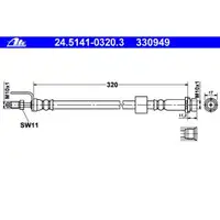 ATE 24.5141-0320.3 Bremsschlauch