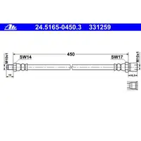 ATE 24.5165-0450.3 Bremsschlauch