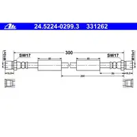 ATE 24.5224-0299.3 Bremsschlauch