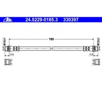 ATE 24.5229-0185.3 Bremsschlauch