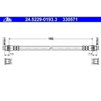 ATE 24.5229-0193.3 Bremsschlauch