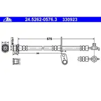 ATE 24.5262-0576.3 Bremsschlauch