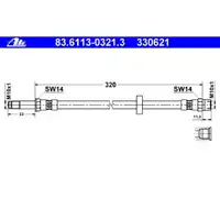 ATE 83.6113-0321.3 Bremsschlauch