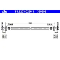 ATE 83.6203-0250.3 Bremsschlauch