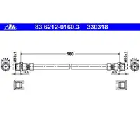 ATE 83.6212-0160.3 Bremsschlauch