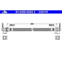ATE 83.6205-0252.3 Bremsschlauch
