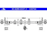 ATE 83.6255-0337.3 Bremsschlauch