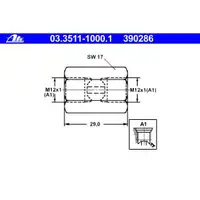 ATE 03.3511-1000.1 Zwischenstueck